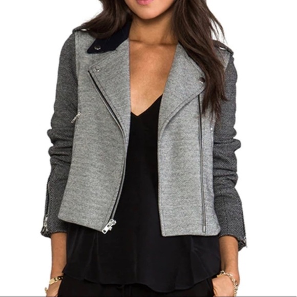 Theory Jackets & Coats Theory Adashi K Wool Moto Jacket - Picture 1 of 7